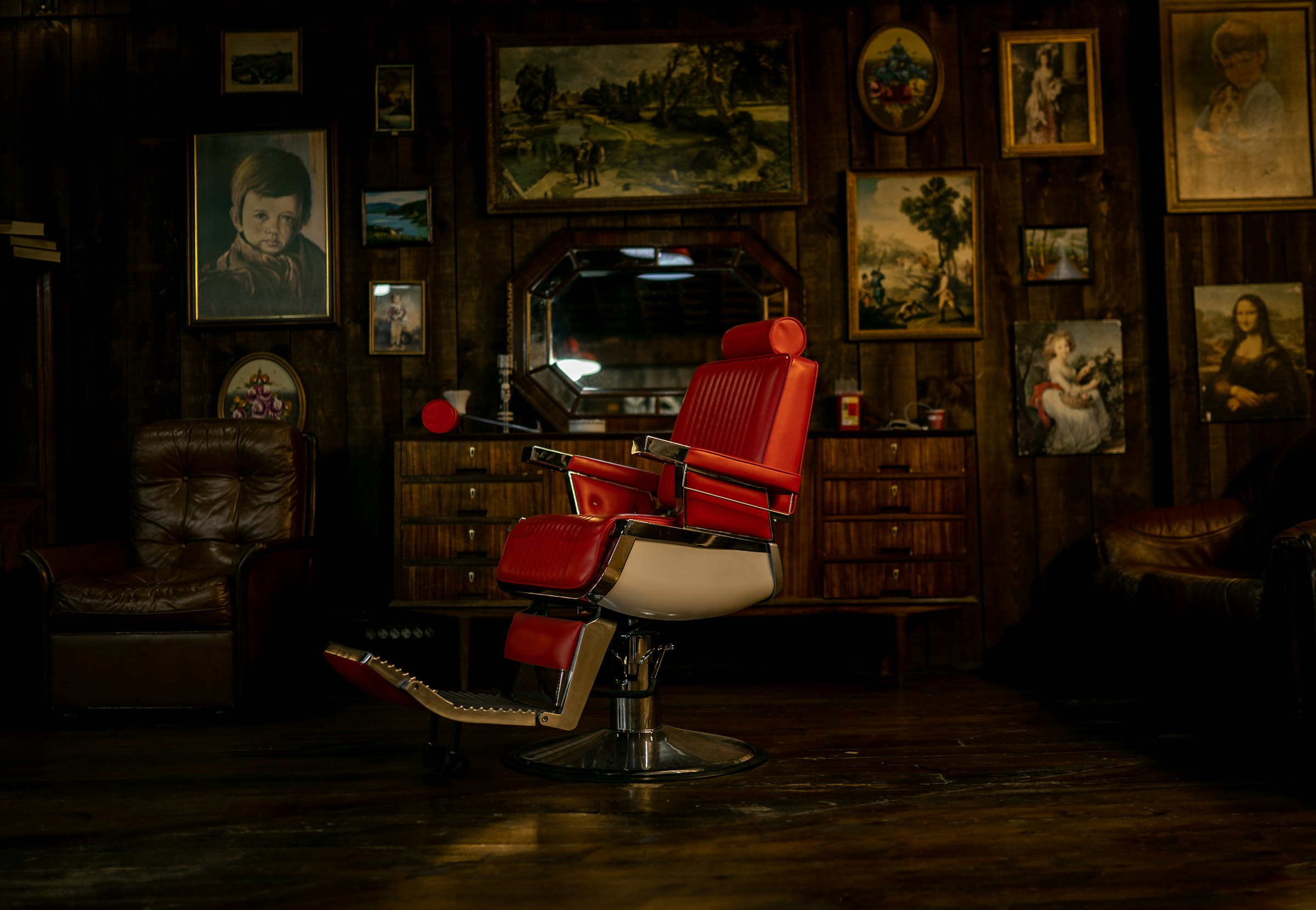 Ralston Barbershop Interior